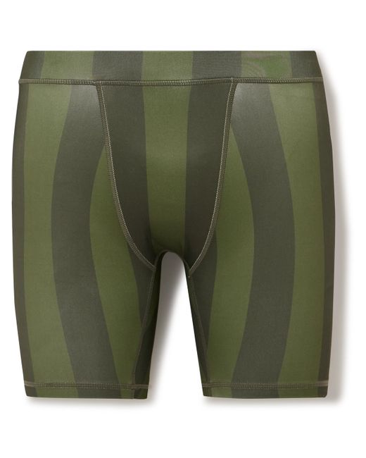 Y,Iwo Hardwear Striped Logo-Appliquéd Stretch-Jersey Cycling Shorts