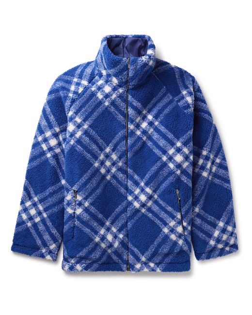 Burberry Reversible Checked Fleece and Shell Jacket