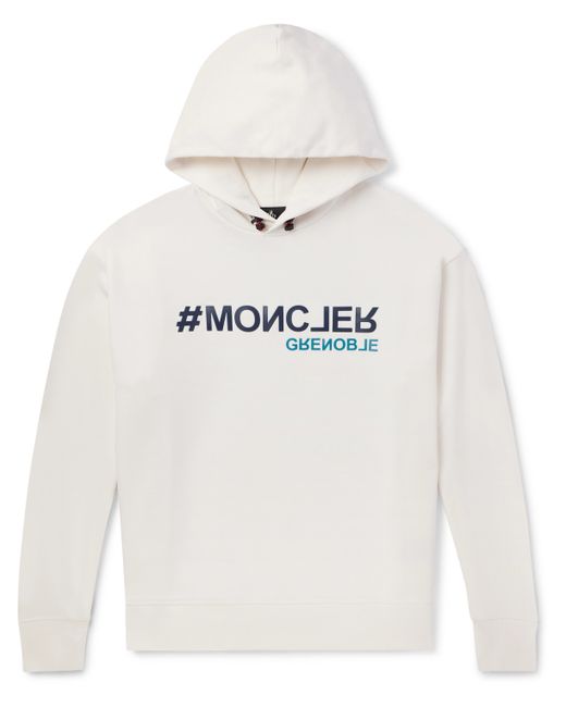 Moncler Grenoble Logo-Appliquéd Cotton-Jersey Hoodie