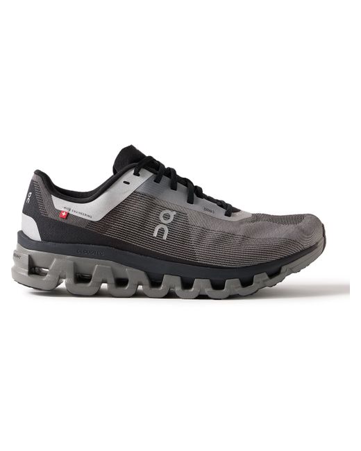On Cloudflow 4 Rubber-Trimmed Mesh Running Sneakers