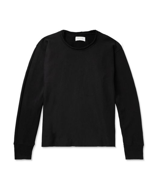 Les Tien Distressed Cotton-Jersey Sweatshirt