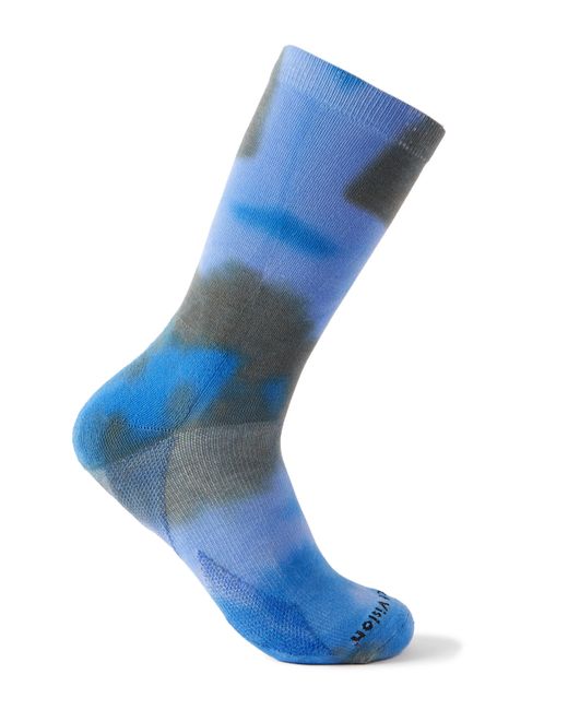 District Vision Yoshi Tie-Dyed Cotton-Blend Socks