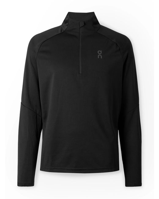 On Climate Stretch Recycled-Jersey Half-Zip Top