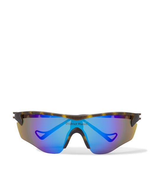 District Vision Junya Racer Tortoiseshell D-Frame Polycarbonate Sunglasses