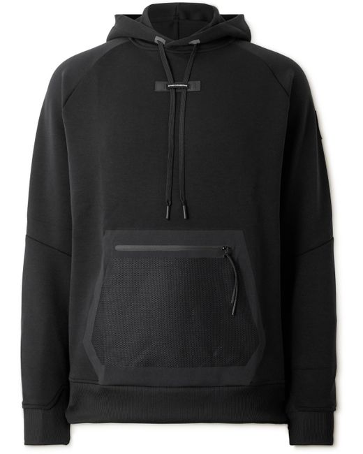 On Mesh-Panelled Logo-Appliquéd Recycled-Jersey Hoodie