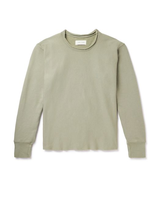 Les Tien Distressed Cotton-Jersey Sweatshirt