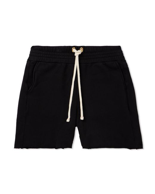 Les Tien Straight-Leg Garment-Dyed Cotton-Jersey Drawstring Shorts