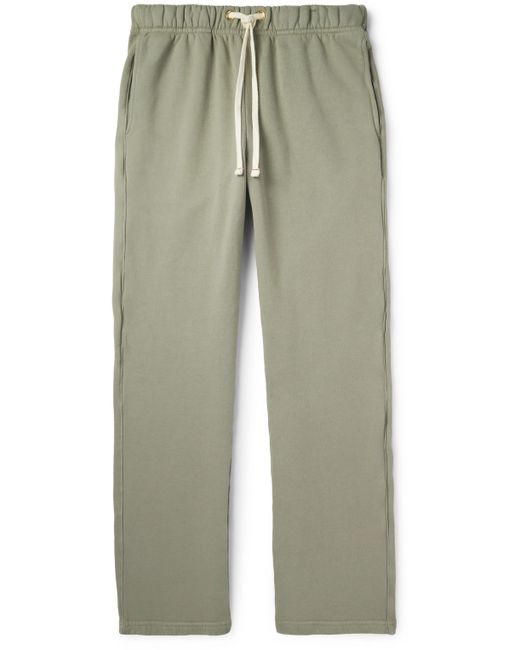 Les Tien Straight-Leg Garment-Dyed Cotton-Jersey Sweatpants