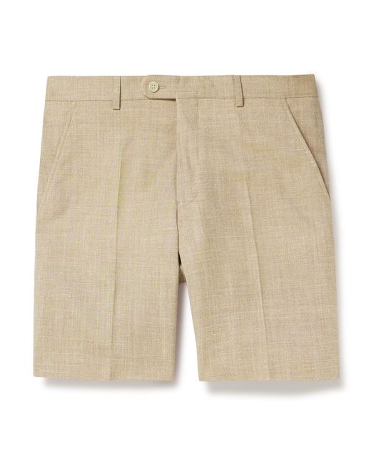 Mr P. Mr P. Straight-Leg Wool and Silk-Blend Bermuda Shorts