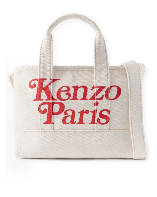 Kenzo Logo-Print Canvas Tote