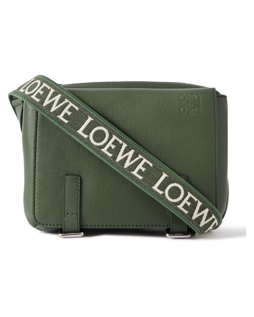Loewe Military Leather Messenger Bag