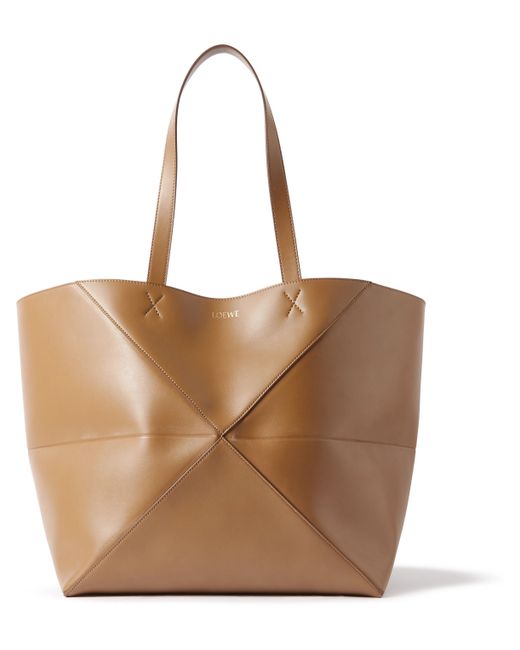 Loewe Puzzle Fold Extra-Large Panelled Leather Tote Bag