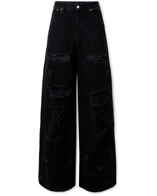 Vetements Destroyed Flared Distressed Jeans UK/US 28