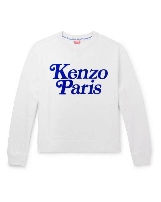 Kenzo VERDY Logo-Flocked Cotton-Jersey Sweatshirt