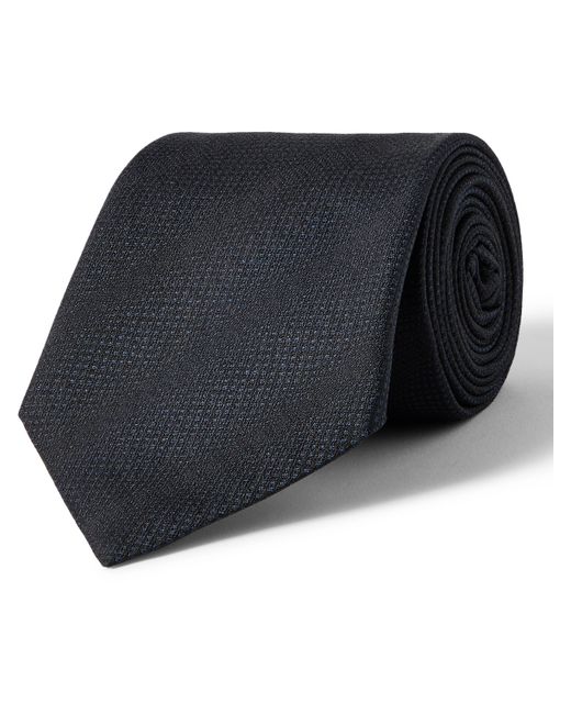Mr P. Mr P. 8.5cm Striped Silk-Jacquard Tie
