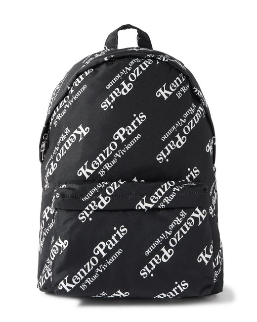 Kenzo Logo-Print Canvas Backpack