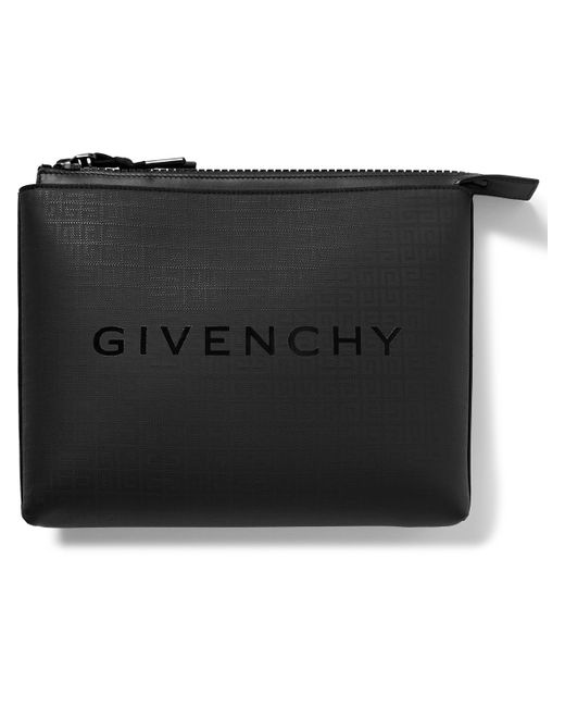 Givenchy Logo-Print Coated-Canvas Pouch
