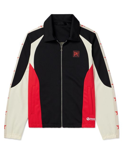 Palm Angels Haas F1 Logo-Embroidered Jersey Track Jacket