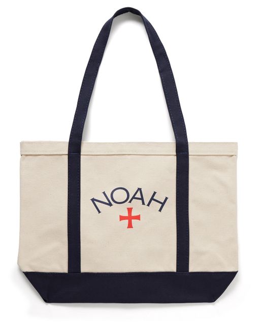Noah NYC Core Logo-Print Cotton-Canvas Tote Bag