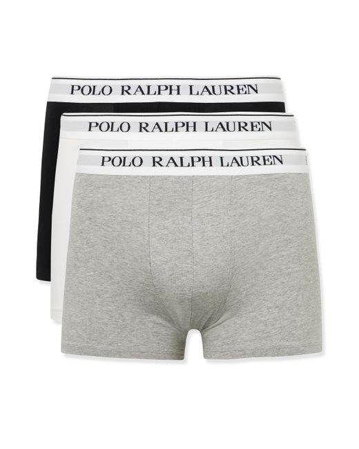 Polo Ralph Lauren Three-Pack Stretch-Cotton Jersey Boxer Briefs