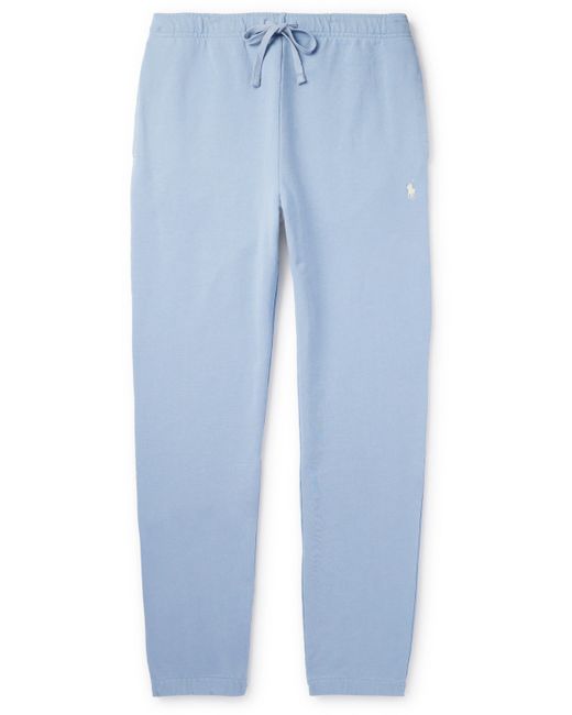 Polo Ralph Lauren Tapered Logo-Embroidered Cotton-Jersey Sweatpants
