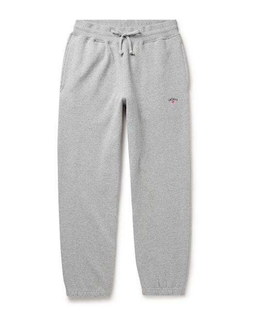 Noah NYC Core Tapered Logo-Embroidered Cotton-Jersey Sweatpants