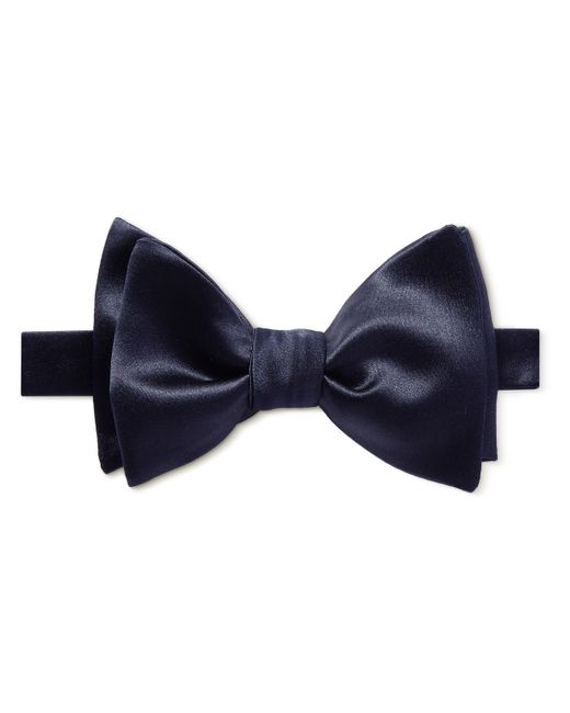 Brunello Cucinelli Self-Tie Duchesse Cotton and Silk-Blend Satin Bow Tie
