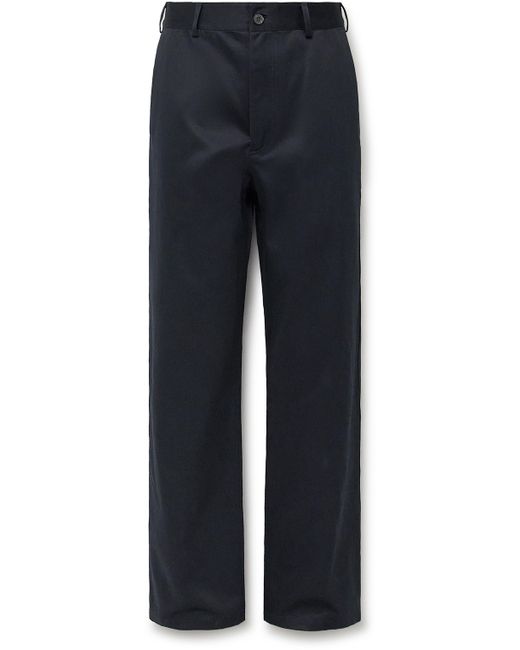 Nili Lotan Corentin Straight-Leg Cotton-Twill Trousers UK/US 30