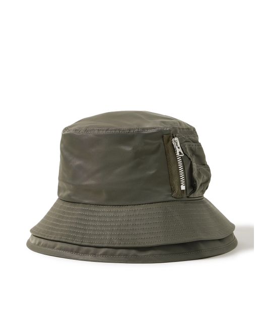 Sacai Layered Nylon Bucket Hat