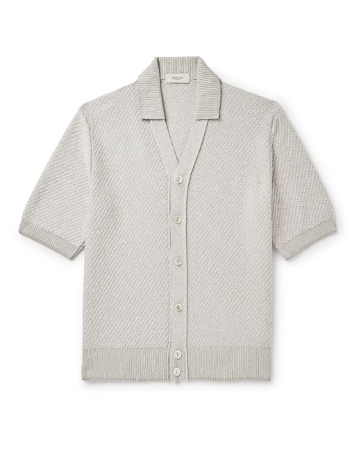 Agnona Cotton Silk and Cashmere-Blend Shirt