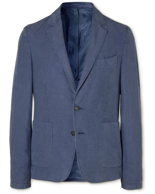 Officine Generale Nehemiah Garment-Dyed Lyocell-Blend Suit Jacket
