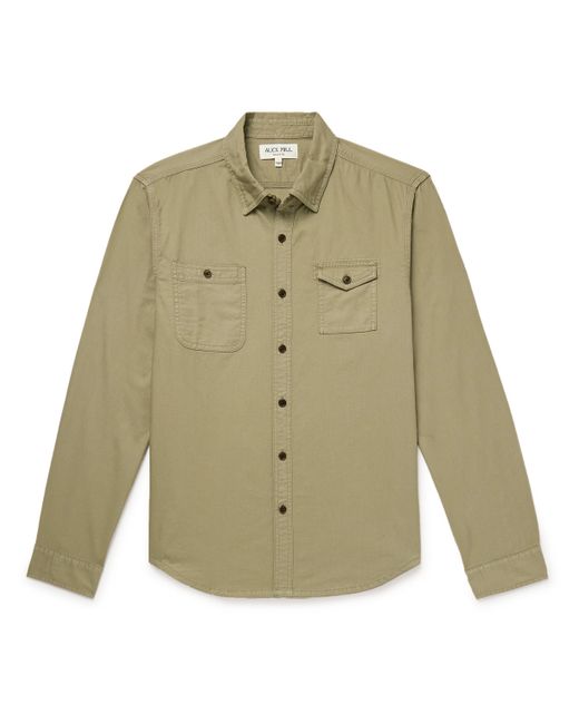 Alex Mill Garment-Dyed Cotton-Twill Shirt