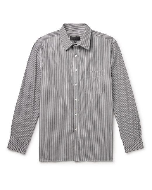 Nili Lotan Finn Striped Cotton-Poplin Shirt