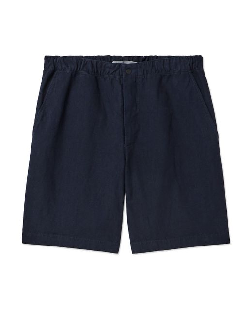 Norse Projects Ezra Straight-Leg Cotton and Linen-Blend Shorts