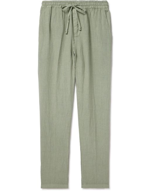 Altea Tapered Linen Drawstring Trousers