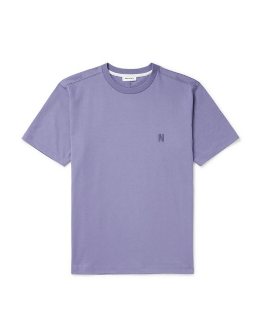 Norse Projects Johannes Logo-Embroidered Organic Cotton-Jersey T-Shirt