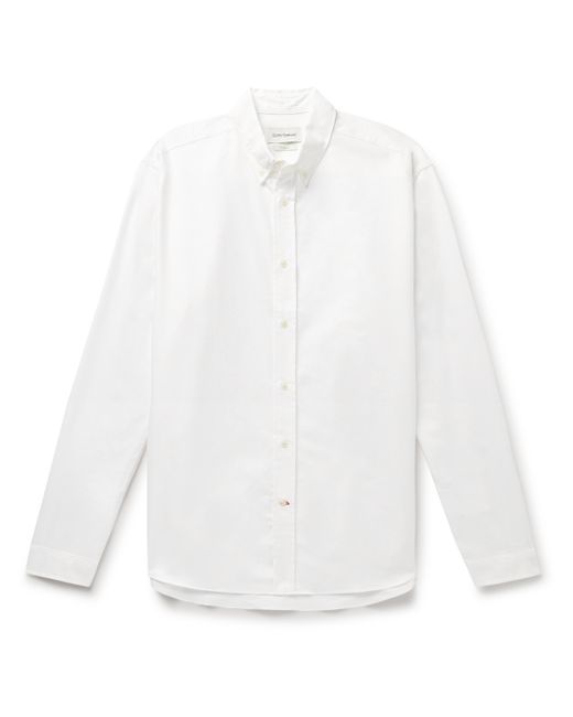 Oliver Spencer Brook Button-Down Collar Organic Cotton Shirt UK/US 15