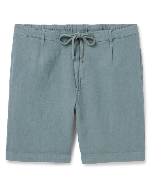 Hartford Tank Slim-Fit Straight-Leg Linen Drawstring Shorts