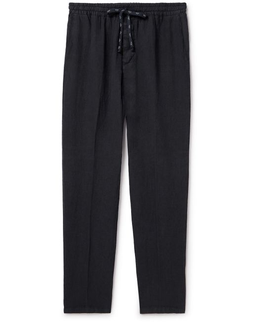 Altea Tapered Linen Drawstring Trousers