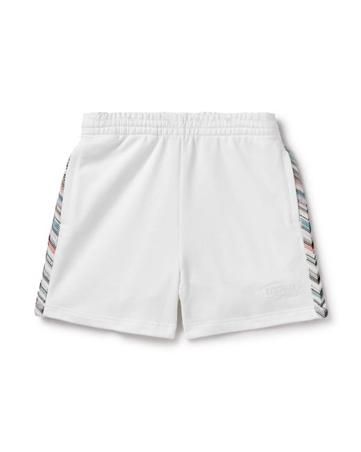 Missoni Logo-Embroidered Cotton-Jersey Shorts