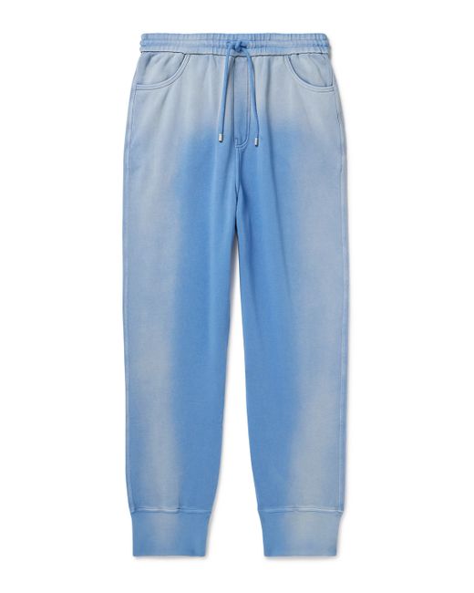 Loewe Tapered Tie-Dyed Cotton-Jersey Sweatpants