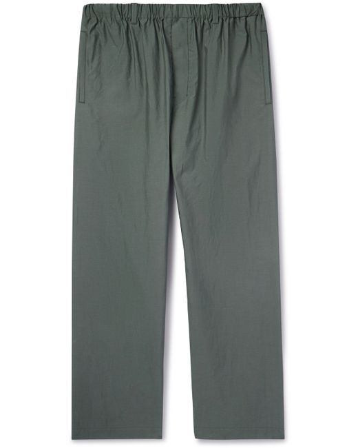 Lemaire Straight-Leg Cotton and Silk-Blend Trousers