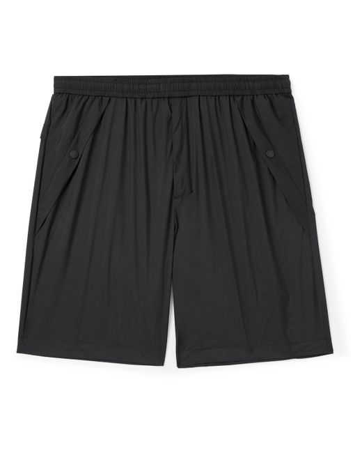 Moncler Straight-Leg Logo-Appliquéd Nylon Bermuda Shorts