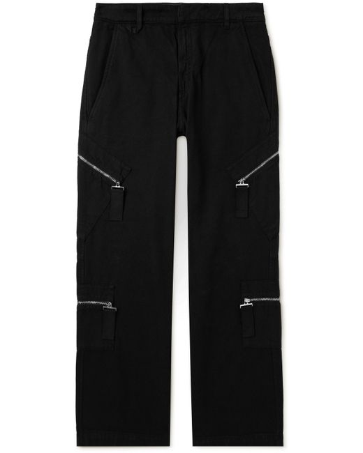 Jacquemus Wide-Leg Zip-Detailed Cotton-Canvas Cargo Trousers