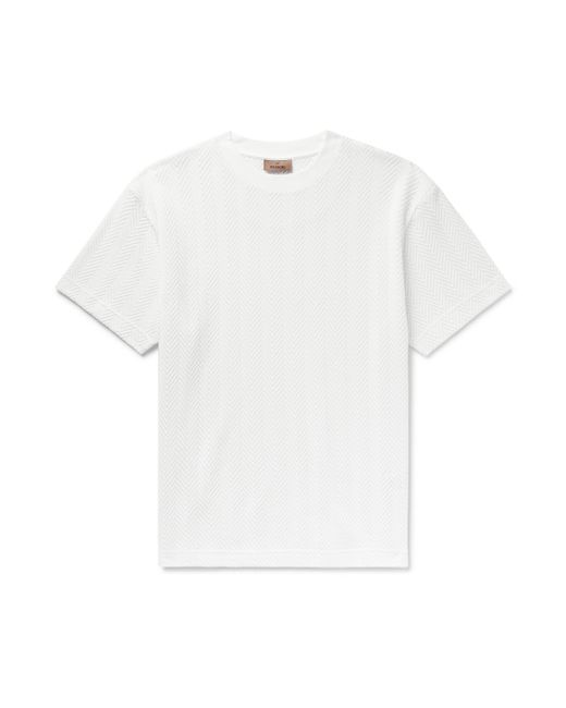 Missoni Jacquard-Knit Cotton-Blend T-Shirt