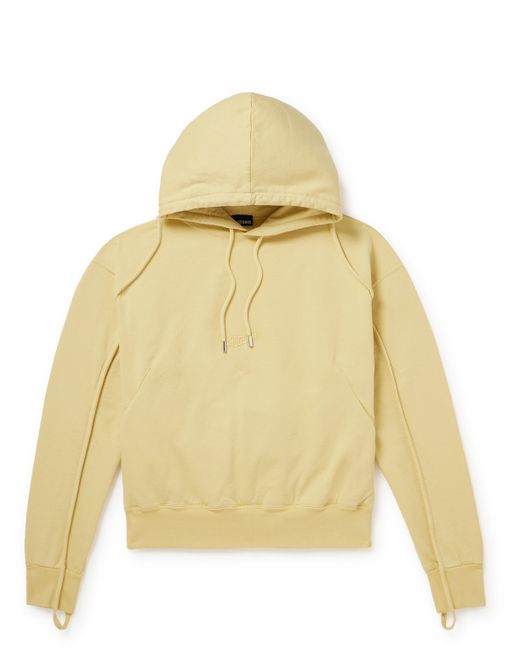 Jacquemus Camargue Logo-Embroidered Organic Cotton-Jersey Hoodie