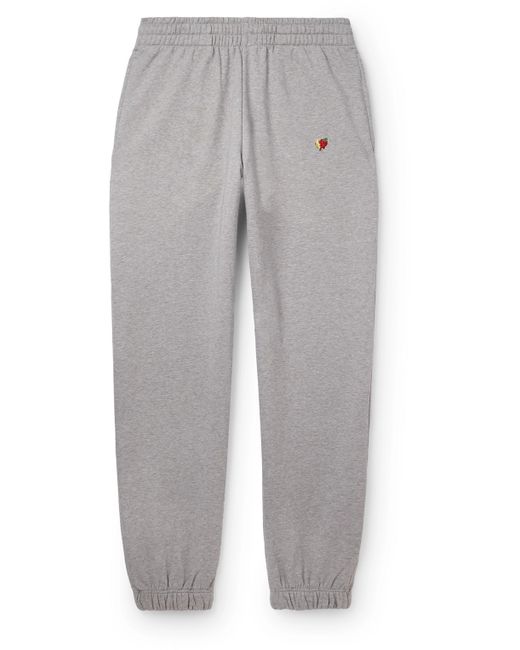 Sky High Farm Straight-Leg Logo-Appliquéd Organic Cotton-Jersey Sweatpants