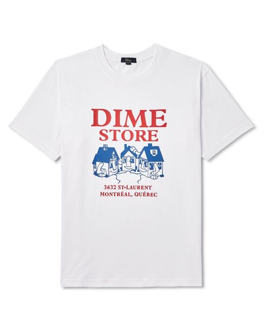 Dime Logo-Print Cotton-Jersey T-Shirt