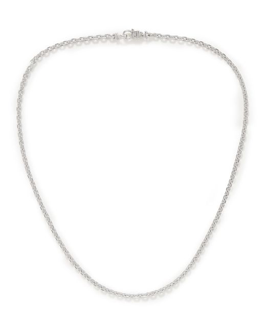 Tom Wood Anker Rhodium-Plated Chain Necklace