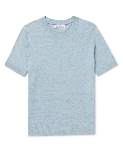 Brunello Cucinelli Linen and Cotton-Blend T-Shirt